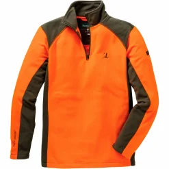 Percussion Fleece Sweater (khaki/orange)