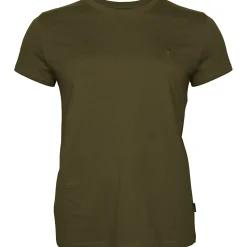 Pinewood 3er-Set: T-Shirts Damen (Green/H.Brown/Khaki)