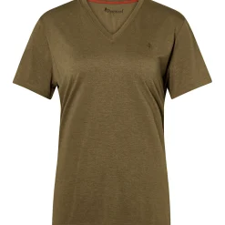 Pinewood Finnveden Forest Women T-Shirt Damen (Olive Green)