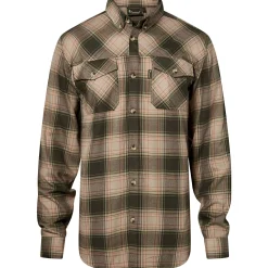 Pinewood Finnveden Forest Flannel Shirt Herren (Olive/D.Green)
