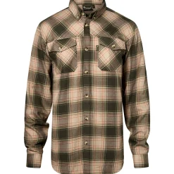 Pinewood Finnveden Forest Flannel Shirt Herren (Olive/D.Green)