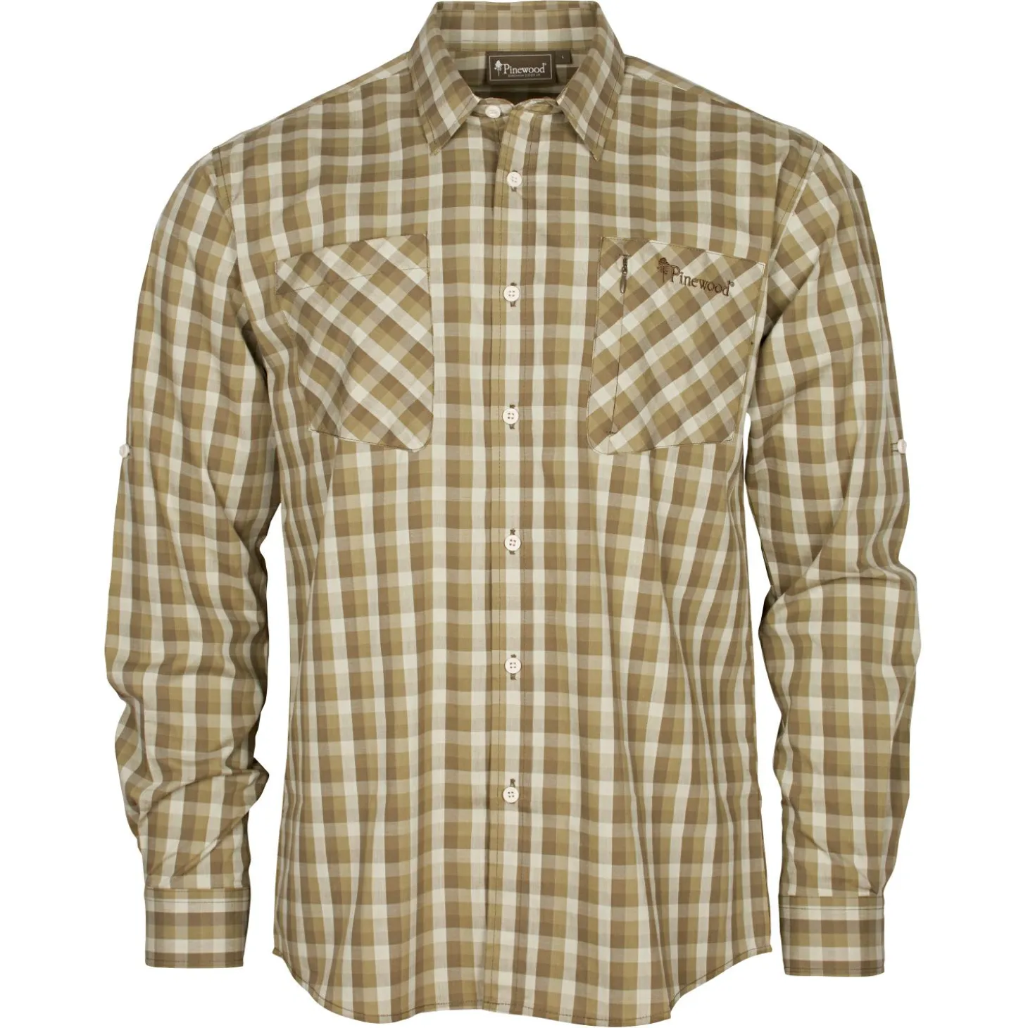 Pinewood Glenn Hemd Herren (Green/Olive)
