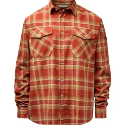 Pinewood Härjedalen Shirt Herren (Terracotta/D.Sand)