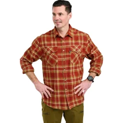 Pinewood Härjedalen Shirt Herren (Terracotta/D.Sand)