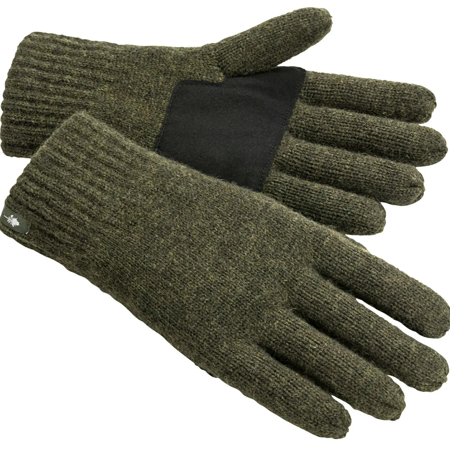 Pinewood Knitted Wool Glove Herren (Mossgreen Melange)
