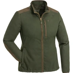 Pinewood Nydala Wolljacke Damen (Mossgreen/Suede Brown)