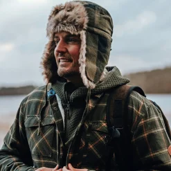 Pinewood Pile Overshirt Herren (D.Green/Bronze)