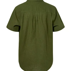 Pinewood Värnamo Hemp Mix Women S/S Shirt Damen (Pine Green)