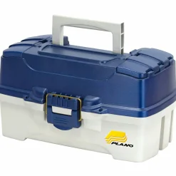 Plano Two-Tray Tackle Box (Blue Meatllic/Off-White)