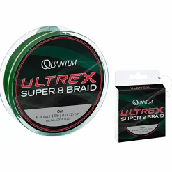 Quantum Angelschnur Ultrex Super 8 Braid (grün, 110 m)