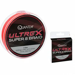 Quantum Angelschnur Ultrex Super 8 Braid (rot, 110 m)