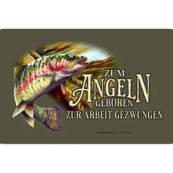 Rahmenlos Frühstücksbrettchen - Zum Angeln geboren