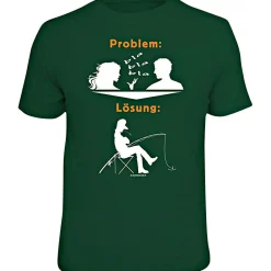 Rahmenlos "Problem - Lösung" T-Shirt Herren (Grün)