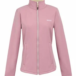 Regatta Connie V Softshell-Walkingjacke Damen (Lilas/Light Vanilla)
