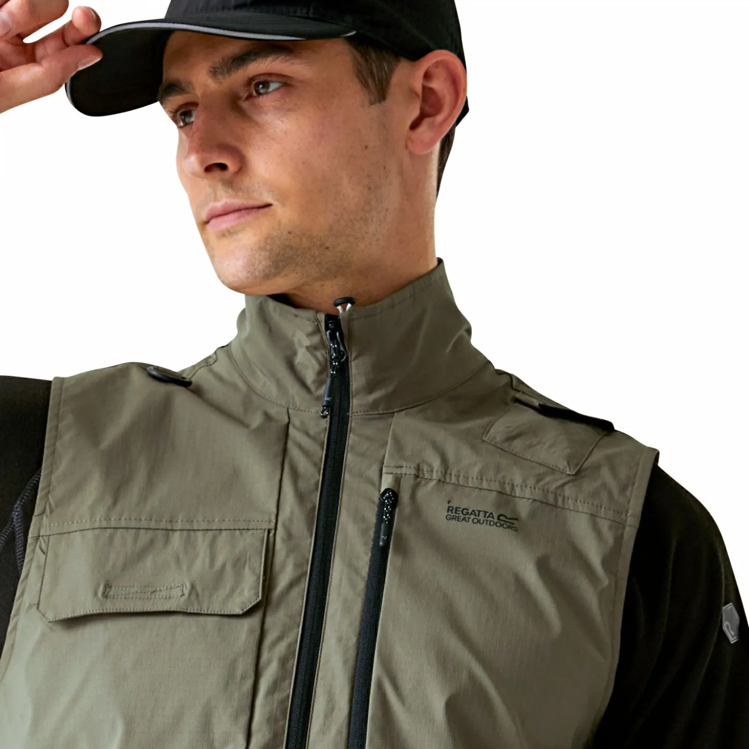 Regatta Insektenabweisende Packaway Weste Herren (Treetop)