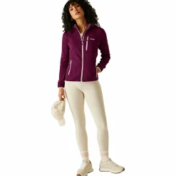 Regatta Newhill II Fleecejacke Damen (Beaujolais/Light Vanilla)
