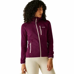 Regatta Newhill II Fleecejacke Damen (Beaujolais/Light Vanilla)