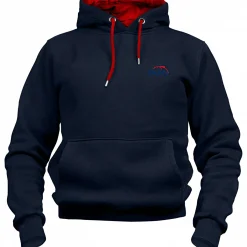 Salmo Hoodie Herren (Blau/Rot)
