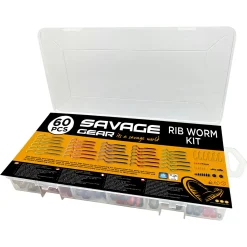 Savage Gear Gummiwürmer Set (Rib Worm Kit)