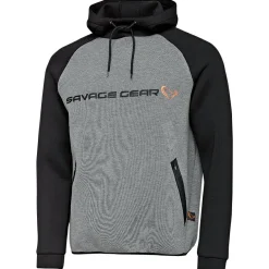 Savage Gear Tec-Foam Hoodie Herren (Dark Grey Melange)
