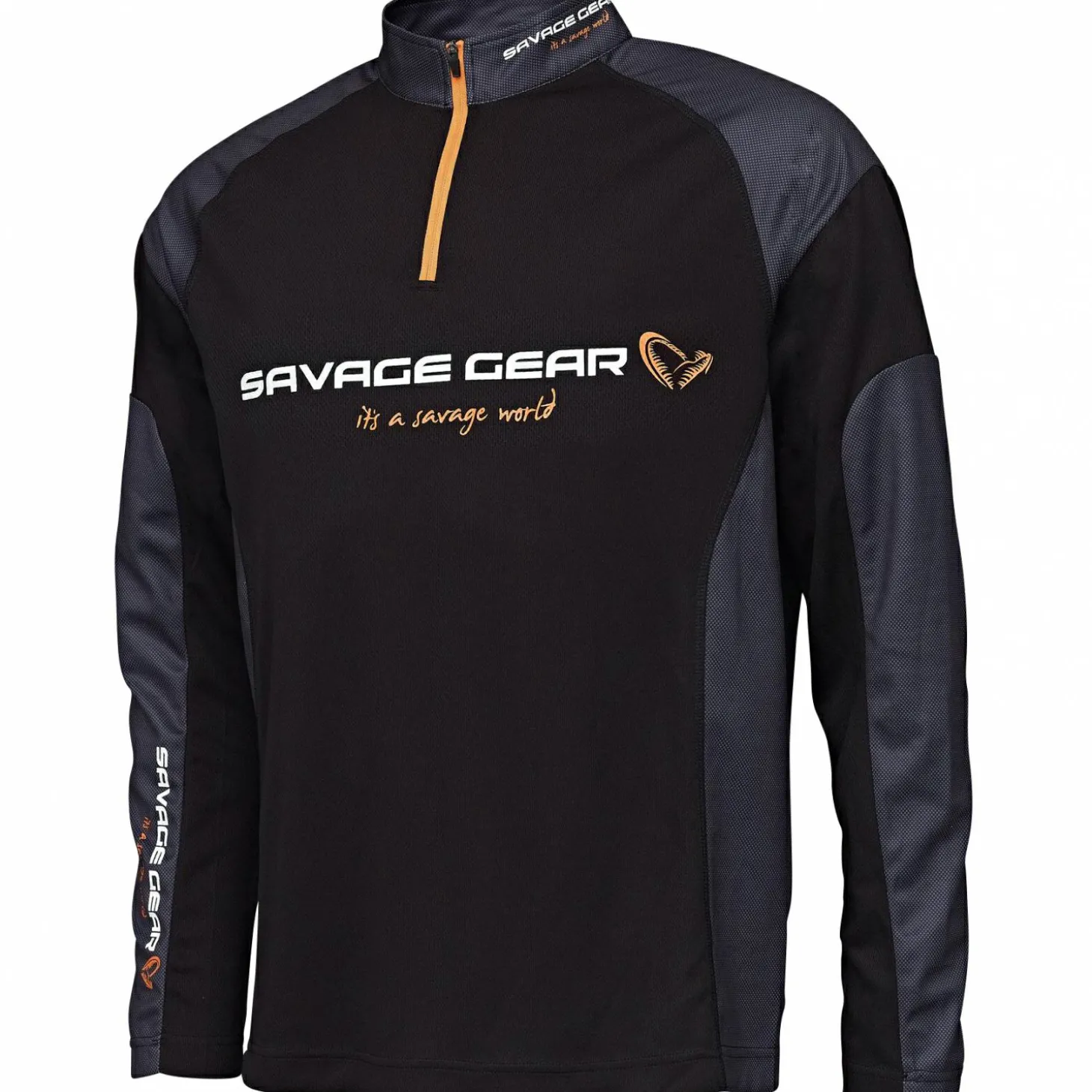 Savage Gear Tournament Gear Shirt 1/2 Zip (Black Ink)