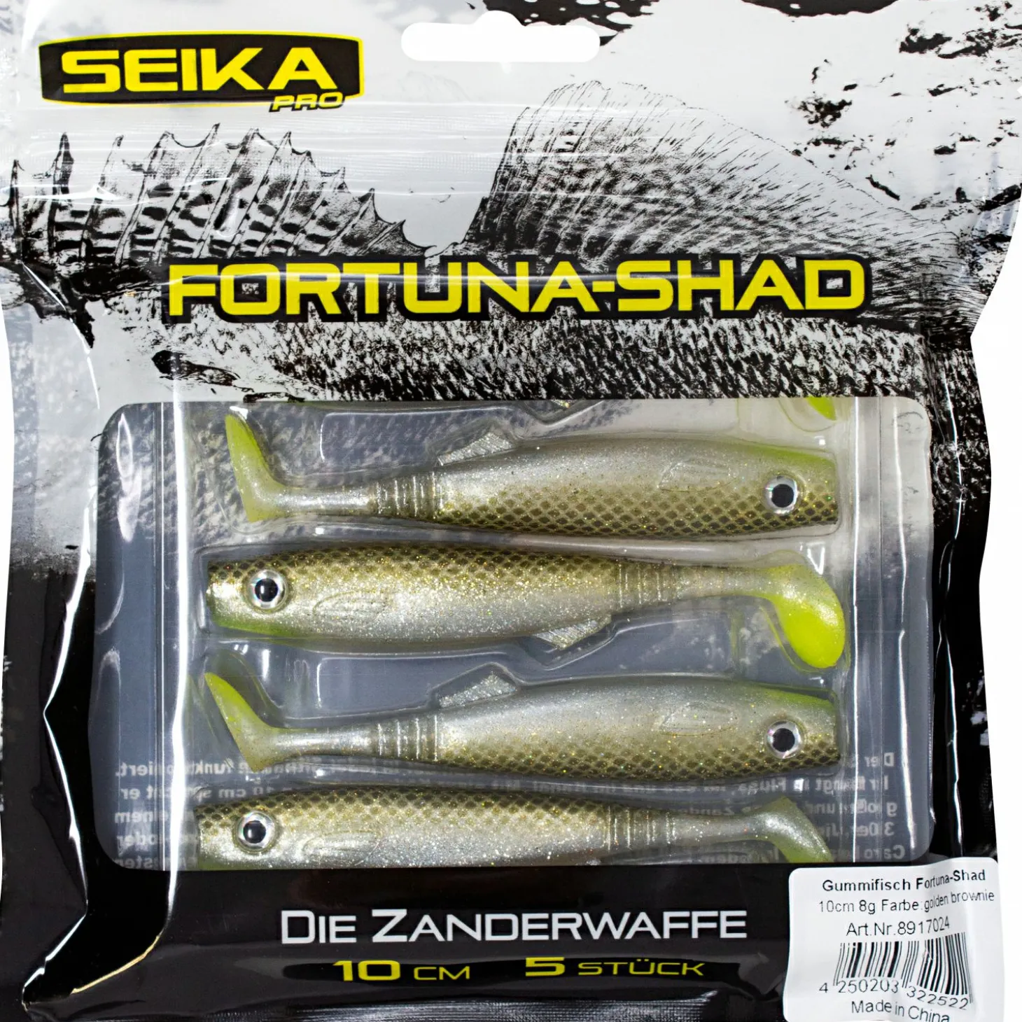 Seika Pro Fortuna Shad (Golden Brownie)