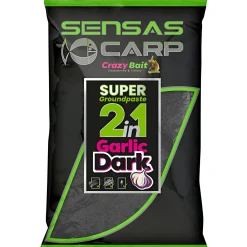 Sensas Super Köderpaste 2 in 1 (Garlic Dark)