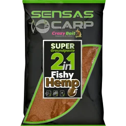 Sensas Super Köderpaste 2 in 1 (Fishy Hemp)