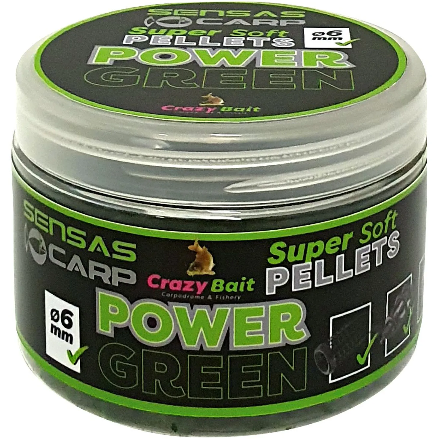 Sensas Super Soft Pellets (Power Green)