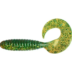 ShadXperts Twister Xtra Fat Grub 5,5 (Chartreuse/Glitter)