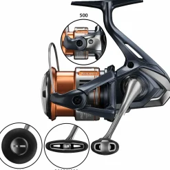 Shimano Spinnrolle Nasci FD 500