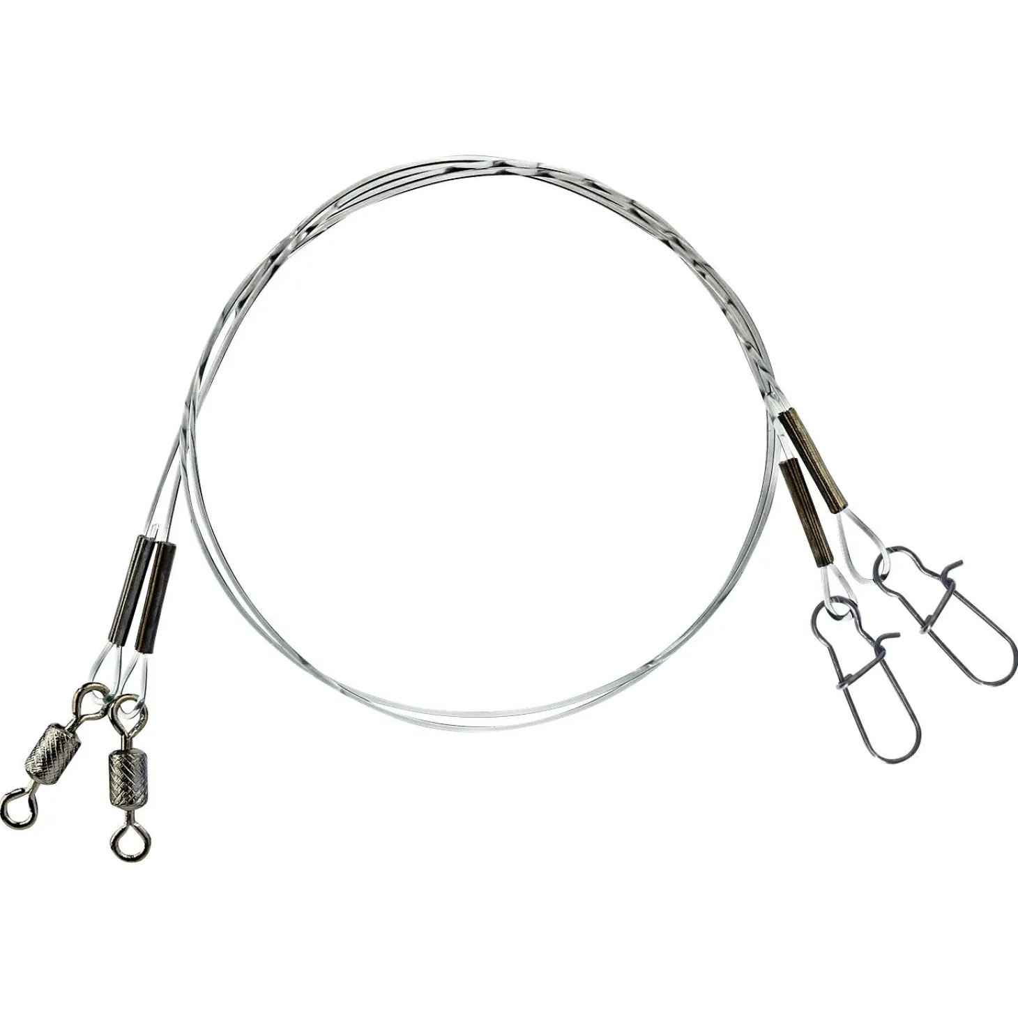 Shirasu Fluorocarbon Rig mit Snap und Tonne