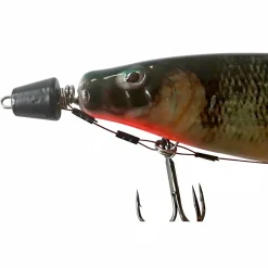 Shirasu Kunstköder Screw in Hechtsystem (mit Wechselgewichten, schwarz)