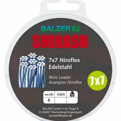 Shirasu 7x7 Stahlvorfach (Unbeschichtet)