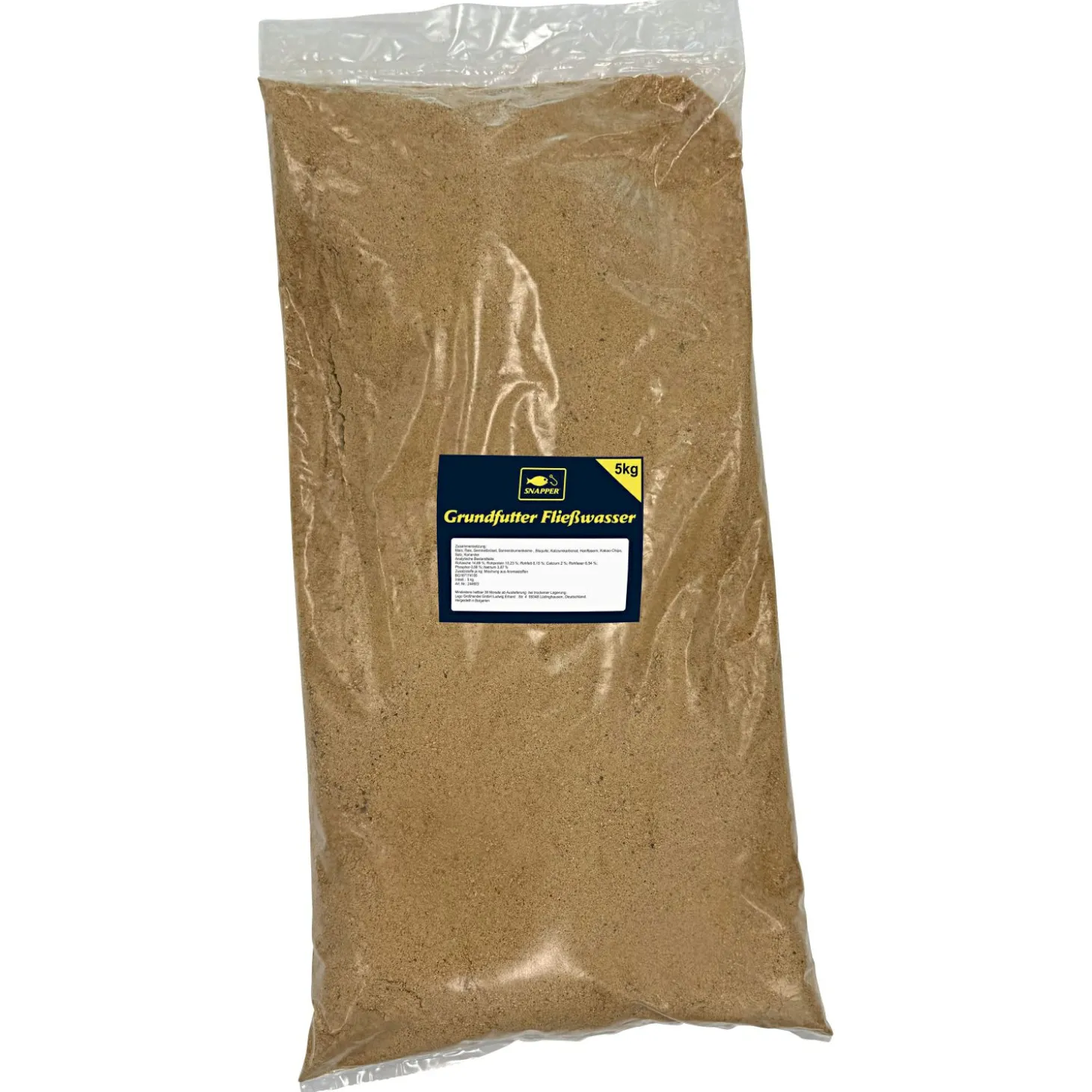 Snapper Grundfutter Fließwasser