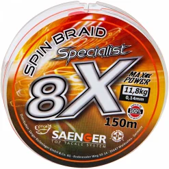 Sänger Angelschnur Spin Braid Specialist 8x (fluo/orange)