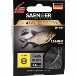 Sänger Zielfisch-Haken, gebunden (Classic Feeder B-38)