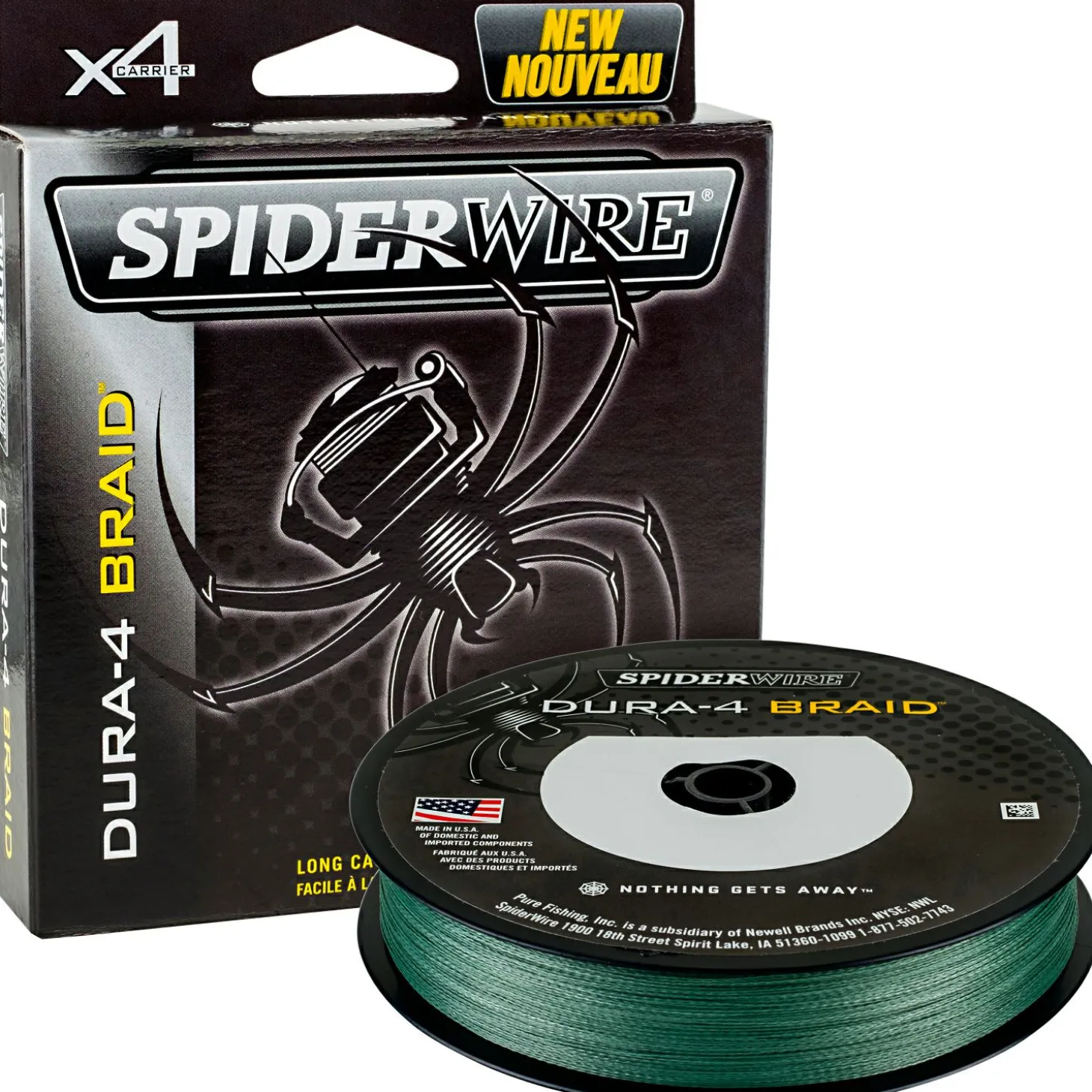 Spiderwire Angelschnur Dura 4 (Green, 150 m)