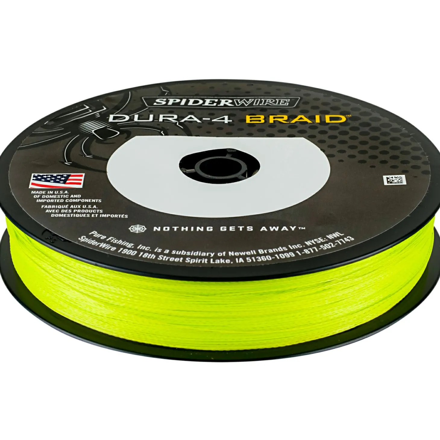 Spiderwire Angelschnur Dura 4 (Yellow, 150 m)
