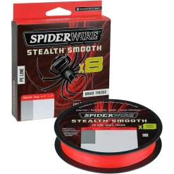 Spiderwire Angelschnur Stealth Smooth 8 (Red, 150 m)