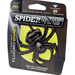 Spiderwire Angelschnur Ultracast Fluorobraid (Yellow, 110 m)