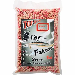 Top Secret Raubfischpellets Stör Faktor (Bienenmade)