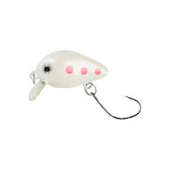 Trout Attack Crankbait Trout Crank (Weiß-Pinke Punkte)