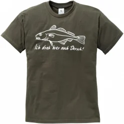 T-Shirt "Ich dreh hier noch Dorsch!" Herren (Oliv)