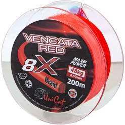 Uni Cat Wallerschnur Vencata Red 8X Braid (200 m)
