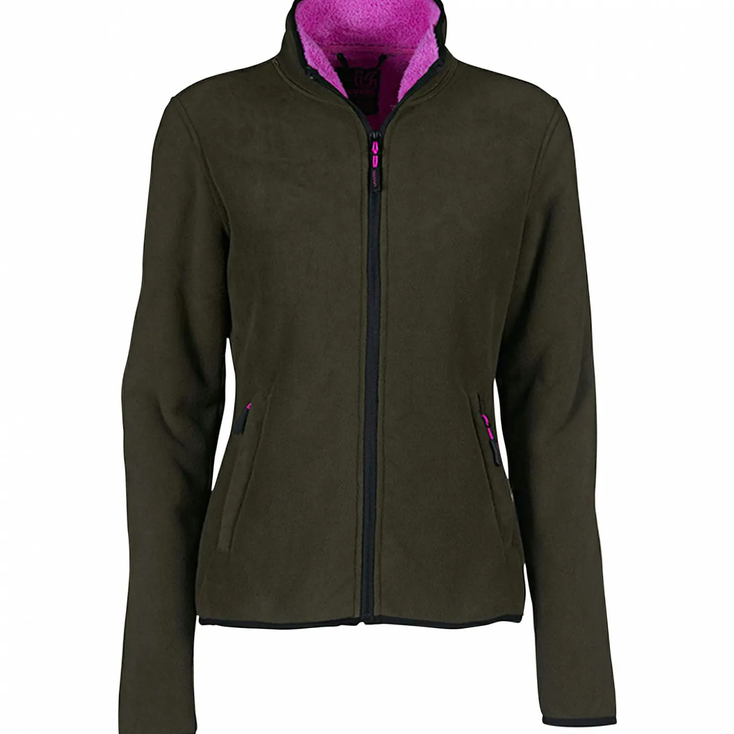 Univers Dubbed Fleece Hunting Jacket Damen (Oliv/Pink)