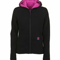 Univers Dubbed Reversible Fleece Jacket Damen (Schwarz/Pink)