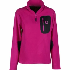 Univers Spinale Fleece Mock-Neck Damen (Pink/Schwarz)