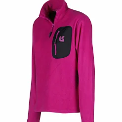 Univers Spinale Fleece Mock-Neck Damen (Pink/Schwarz)