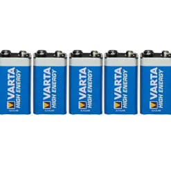 Varta Blockbatterien (Set 5 x, 9V)